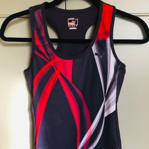 Puma Women's  Active Wear Tank With Bust Support